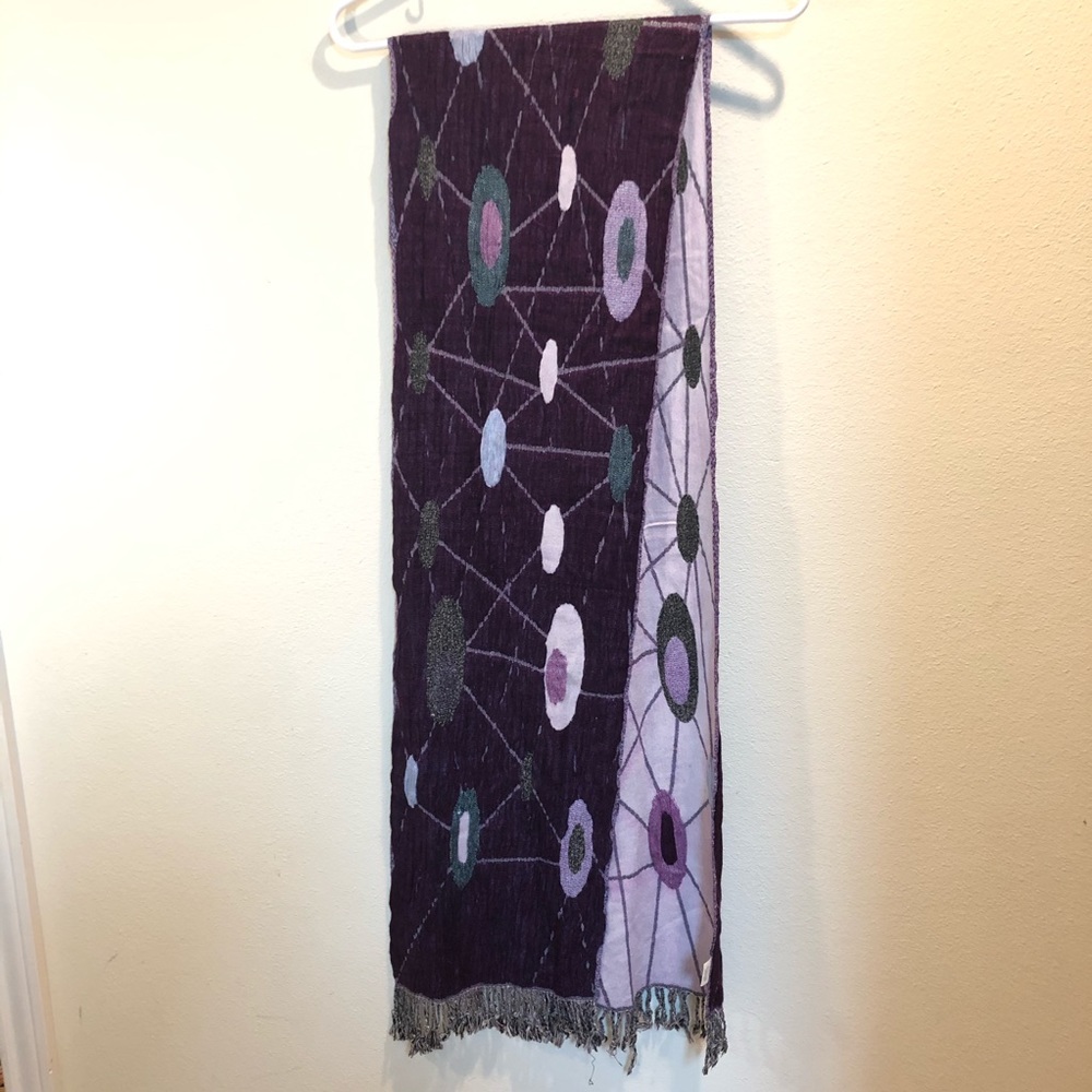 🌻 ZURIEL purple long Scarf 100% Viscose